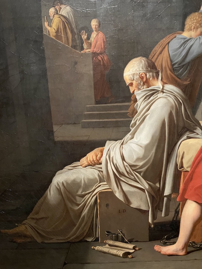 Plato paints his own collapse